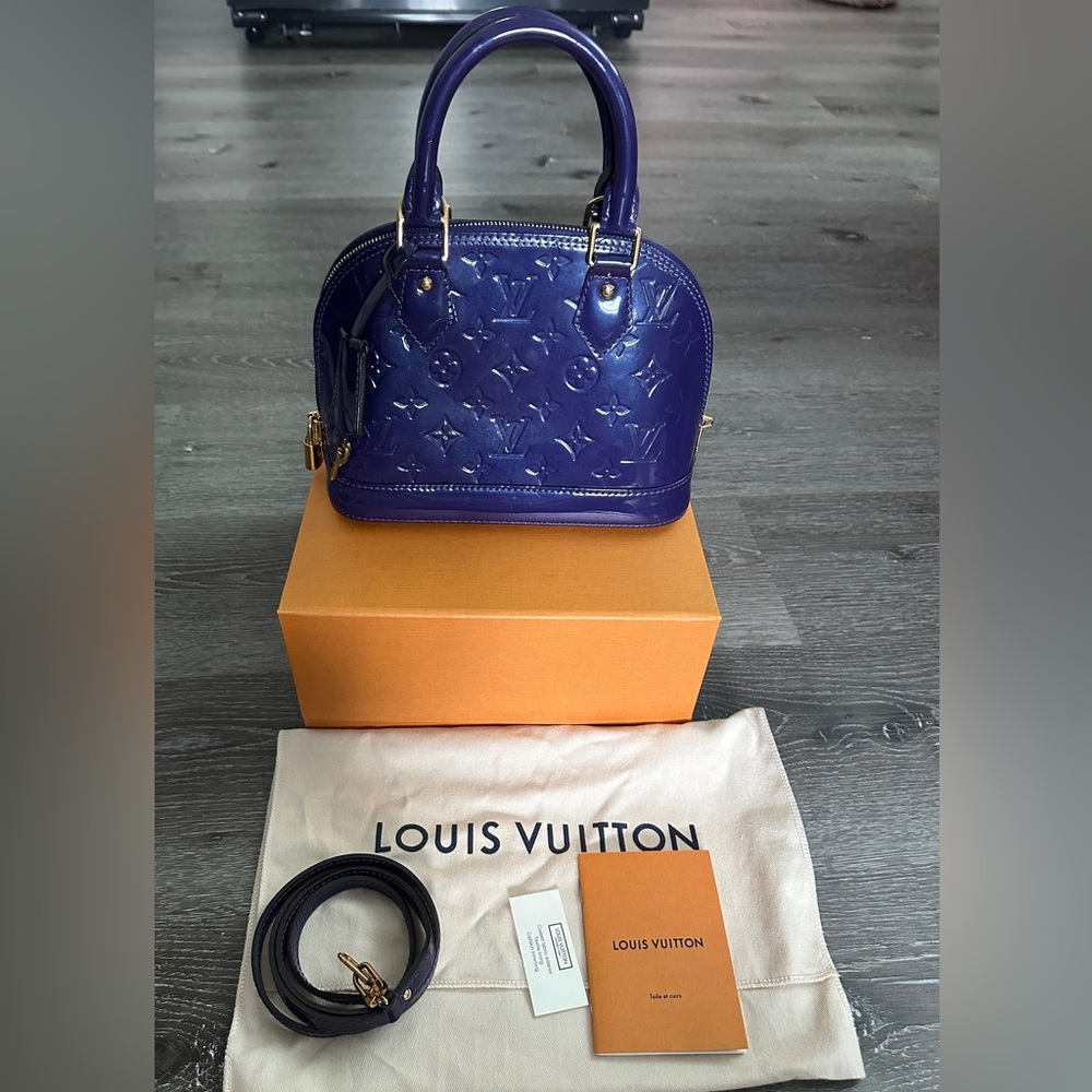 Louis Vuitton Alma BB Monogram Vernis Bag
